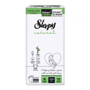 Sleepy Natural Xlarge No 6 Cırtlı Bez 11'Li