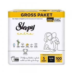 Sleepy Extra Gross Junior No 5 Cırtlı Bez 100'Lü