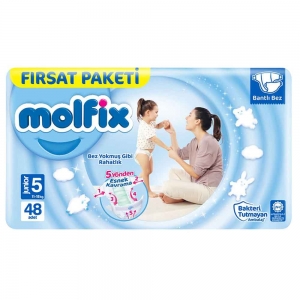 Molfix Fırsat Paketi No 5 Junior Bebek Bezi 48'Li