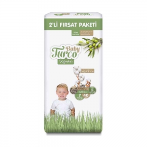 Baby Turco Doğadan 2'li Fırsat Paketi No 7 Xxlarge 40'Lı