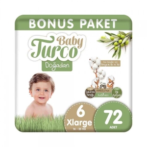 Baby Turco Doğadan Bonus No 6 Xlarge 72'Li