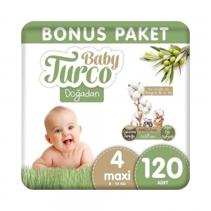 Baby Turco Doğadan Bonus No 4 Maxi 120'Li