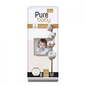 Pure Baby Jumbo No 6 Xlarge 32'Li