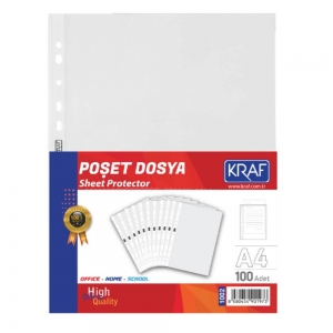 Kraf Poşet Dosya A4 XL 100'lü 1002