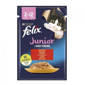 Felix Sığır Etli Yavru Kedi Yaş Maması 85 Gr