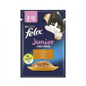 Felix Tavuklu Yavru Kedi Yaş Maması 85 Gr